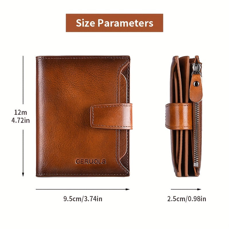 Portefeuille homme vertical 17 fentes cartes et porte-cartes ID