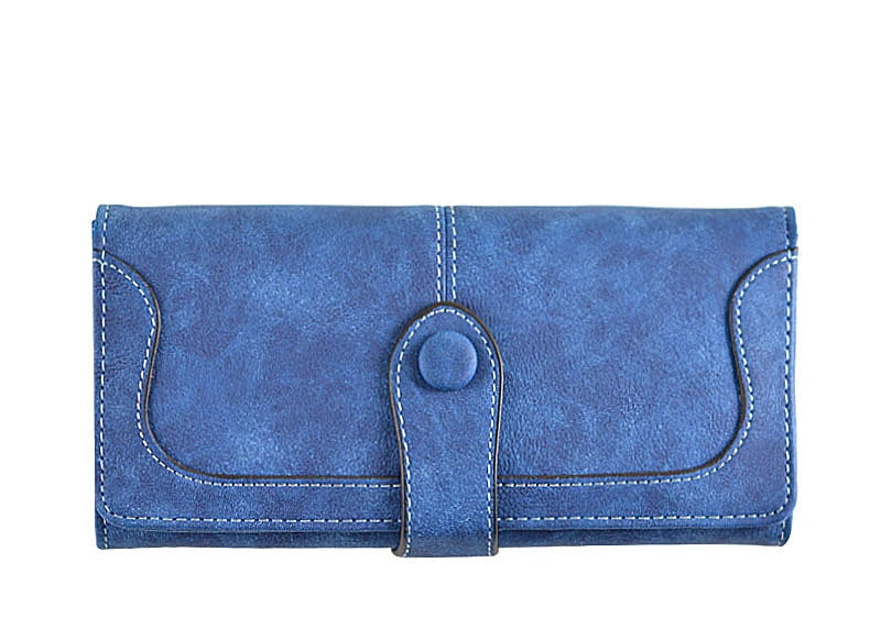 Portefeuille long grande capacité en cuir PU avec 17 fentes cartes — photo 10