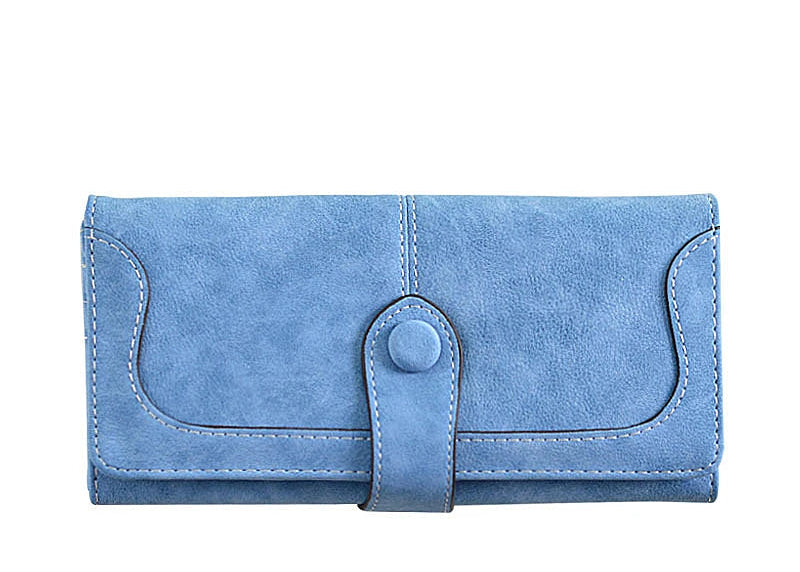 Portefeuille long grande capacité en cuir PU avec 17 fentes cartes — photo 5