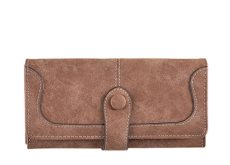 Portefeuille long grande capacité en cuir PU avec 17 fentes cartes — photo 6
