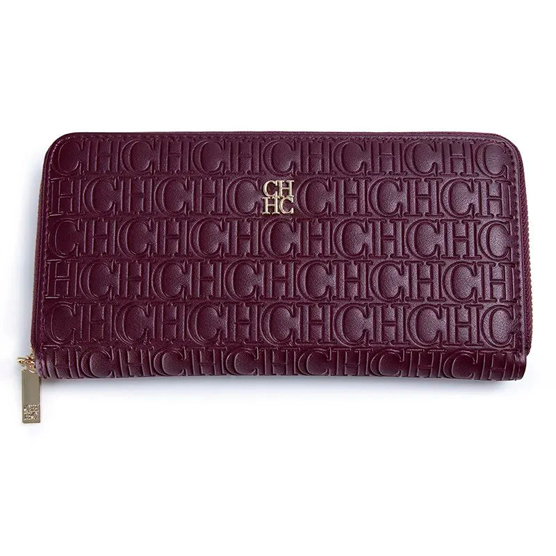 Portefeuille long femme en cuir PU avec fermeture zippée et grande capacité élégante — photo 9