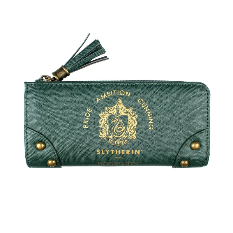Portefeuille long femme en cuir PU avec zip, pompon et grande capacité élégante — photo 1