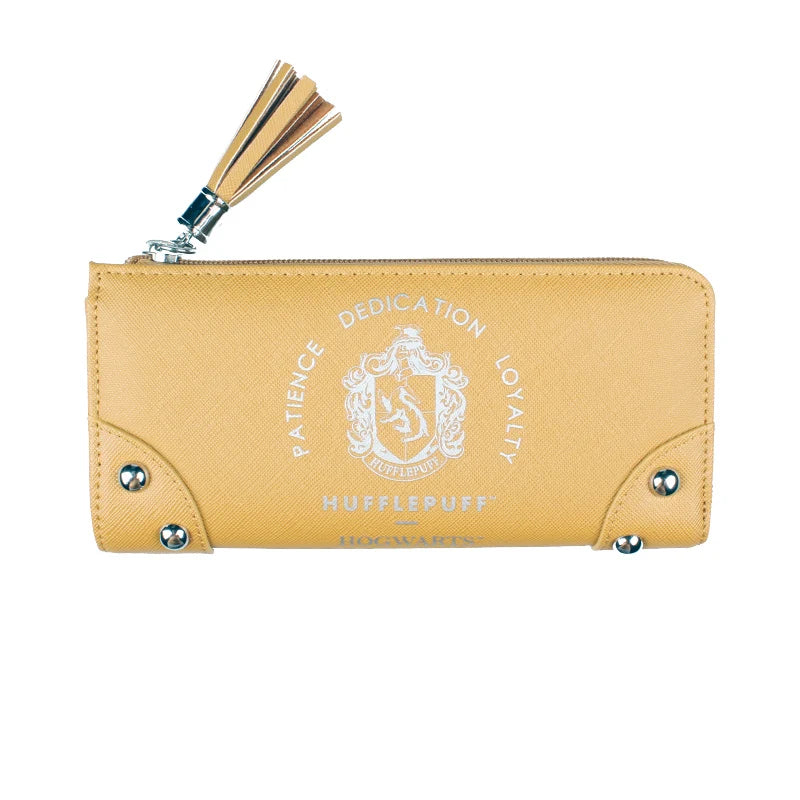 Portefeuille long femme en cuir PU avec zip, pompon et grande capacité élégante — photo 7