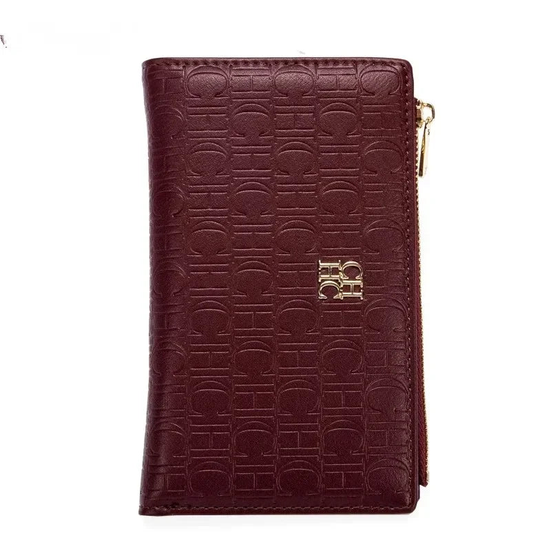 Portefeuille long femme en cuir PVC texturé avec fermeture zippée et design élégant — photo 7