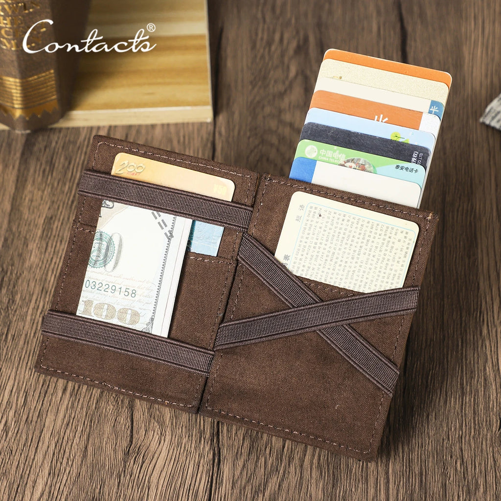 Portefeuille Magic Wallet  en cuir véritable - Pop-Up & RFID — photo 3