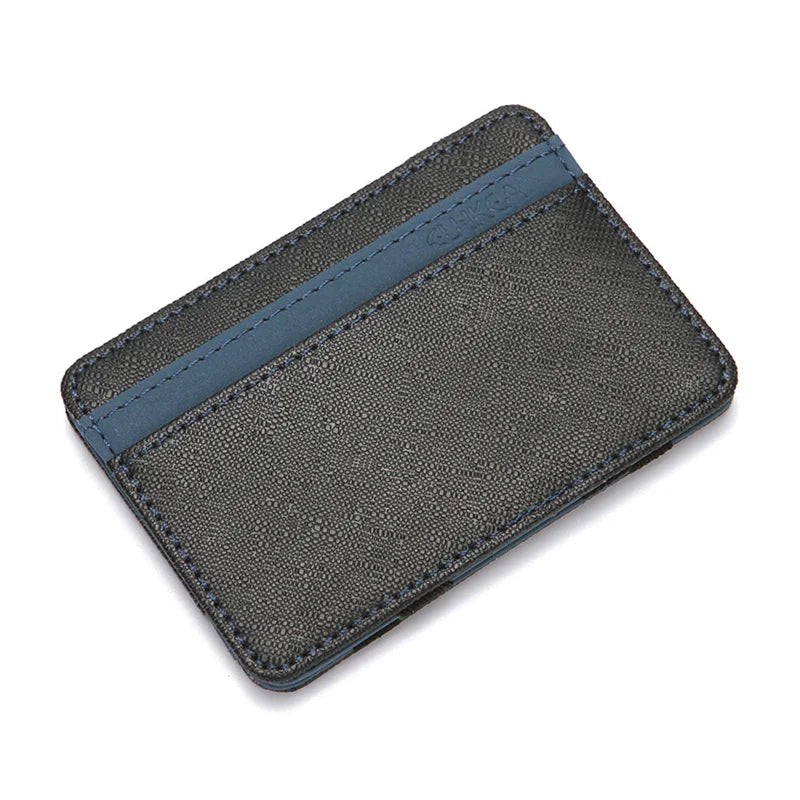 Portefeuille magique ultra fin en cuir PU unisexe avec porte-cartes compact — photo 10