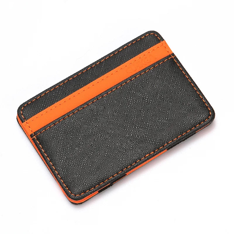 Portefeuille magique ultra fin en cuir PU unisexe avec porte-cartes compact — photo 8