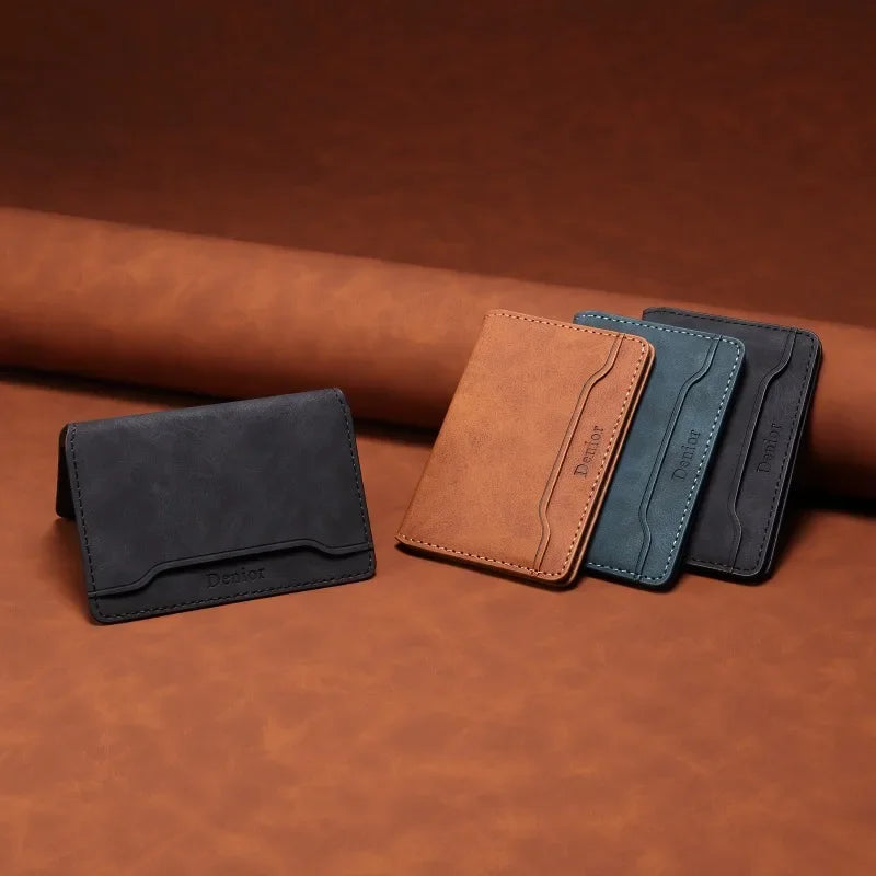 Portefeuille magnétique en simili cuir pour smartphone avec 3 emplacements cartes — photo 1
