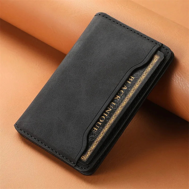 Portefeuille magnétique en simili cuir pour smartphone avec 3 emplacements cartes — photo 5