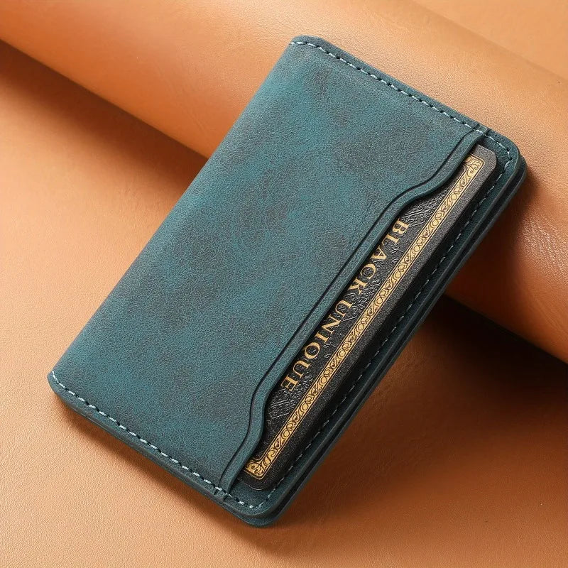 Portefeuille magnétique en simili cuir pour smartphone avec 3 emplacements cartes — photo 6