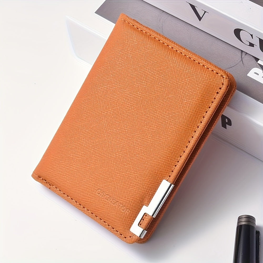 Portefeuille mixte vertical extra plat, 11,2 x 8,2 x 1 cm