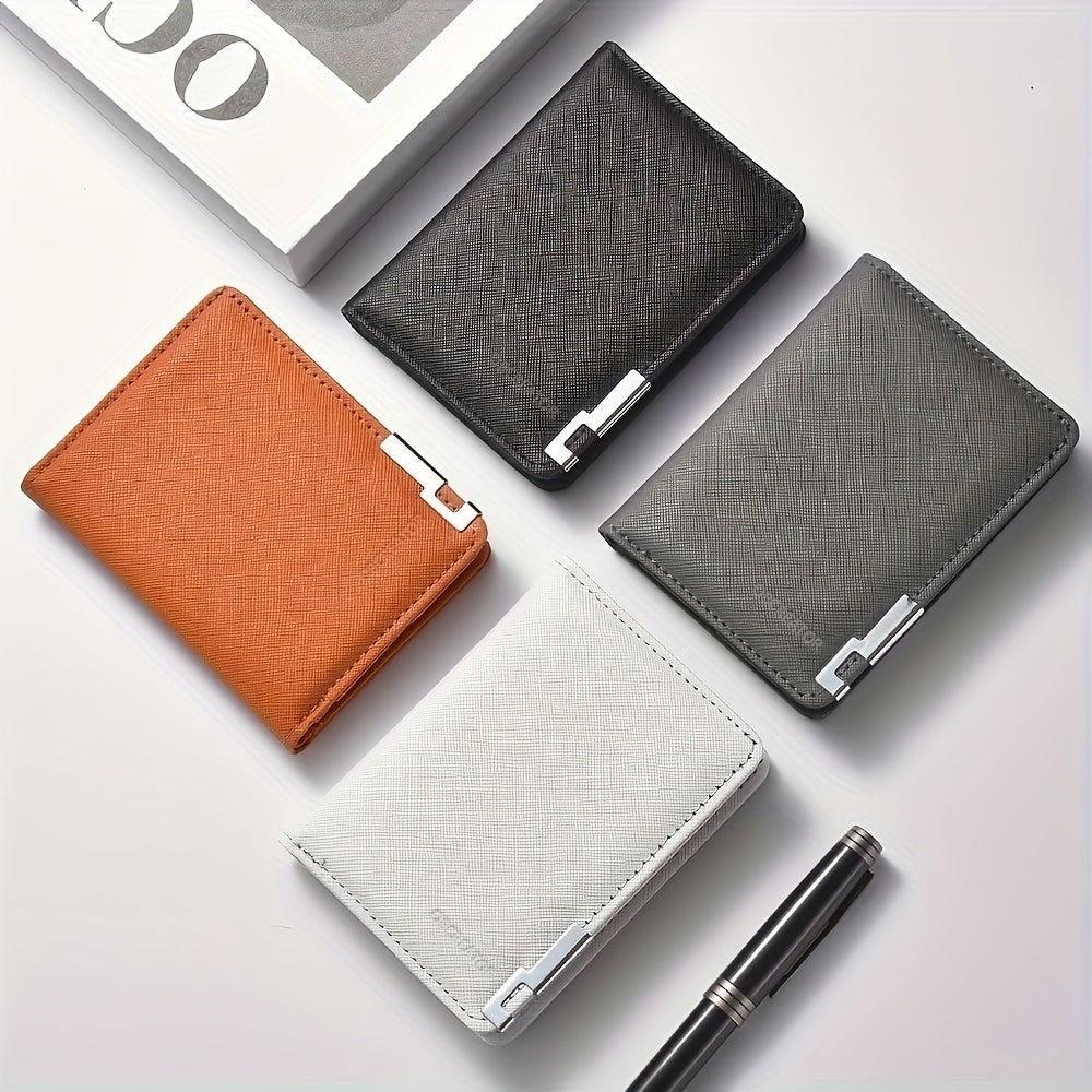 Portefeuille mixte vertical extra plat, 11,2 x 8,2 x 1 cm
