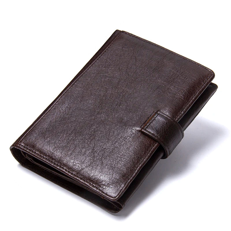 Portefeuille organisateur en cuir de vachette véritable pour homme — photo 3