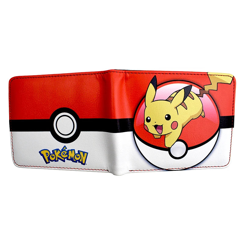 Portefeuille Pokémon Pikachu en cuir PU compact avec porte-cartes multipoches — photo 1