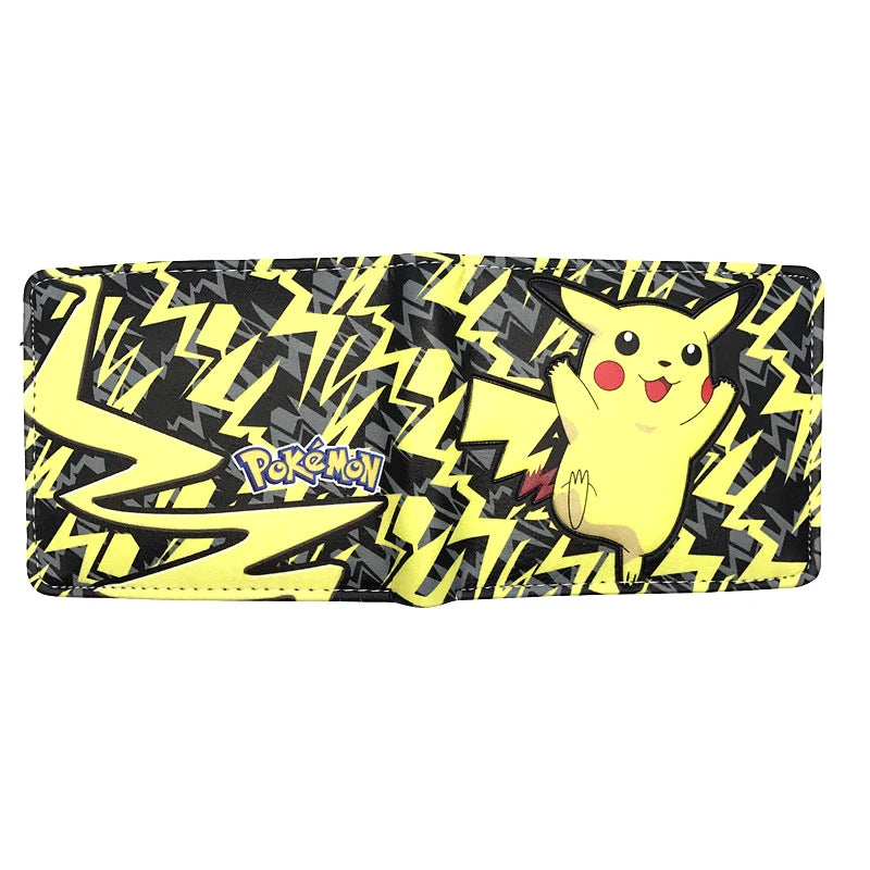 Portefeuille Pokémon Pikachu en cuir PU compact avec porte-cartes multipoches — photo 12