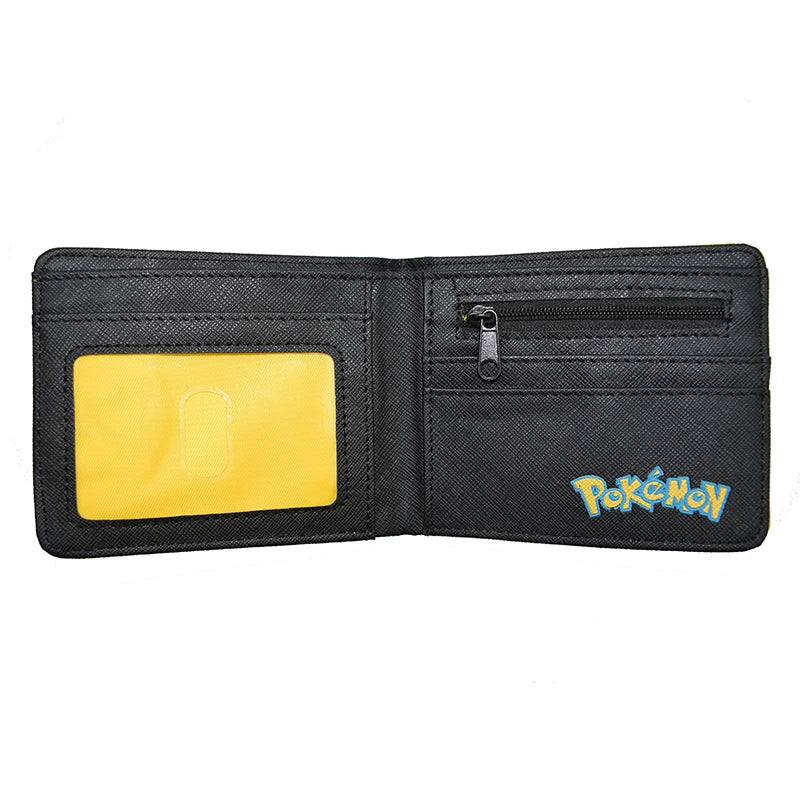 Portefeuille Pokémon Pikachu en cuir PU compact avec porte-cartes multipoches — photo 3