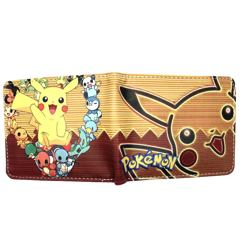Portefeuille Pokémon Pikachu en cuir PU compact avec porte-cartes multipoches — photo 4
