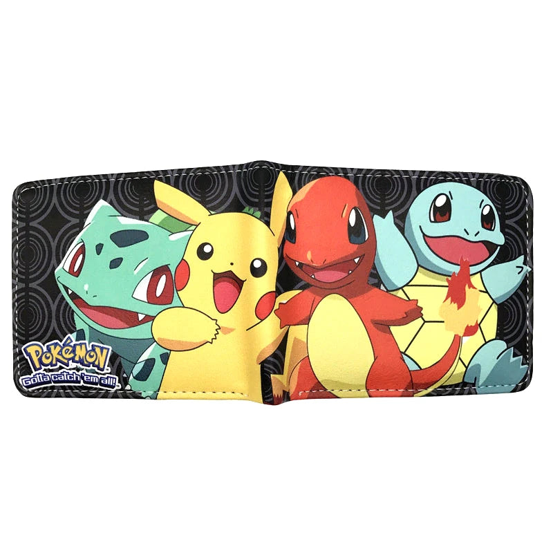 Portefeuille Pokémon Pikachu en cuir PU compact avec porte-cartes multipoches — photo 5