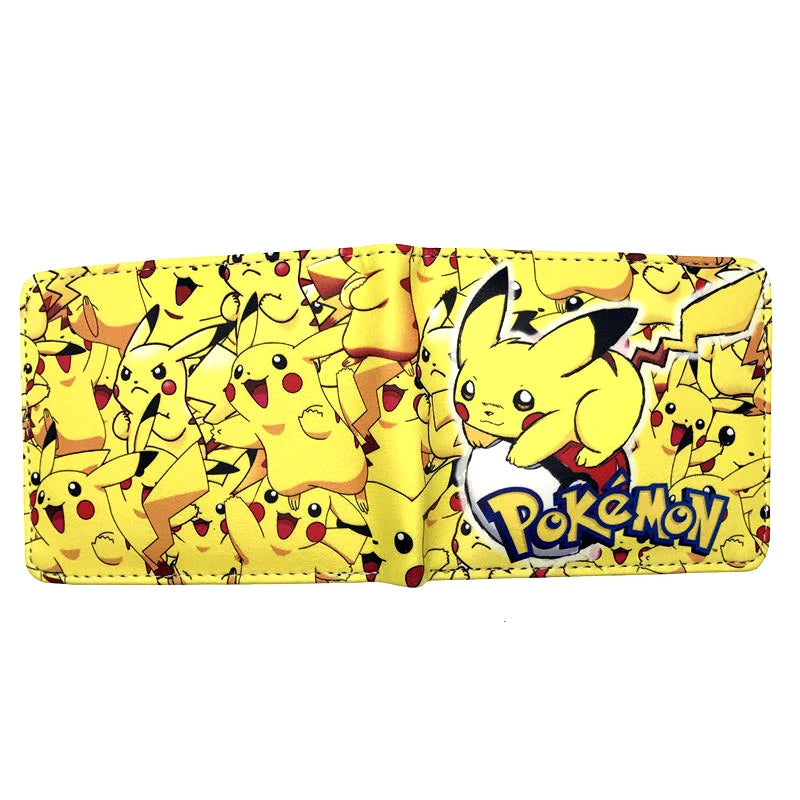 Portefeuille Pokémon Pikachu en cuir PU compact avec porte-cartes multipoches — photo 6