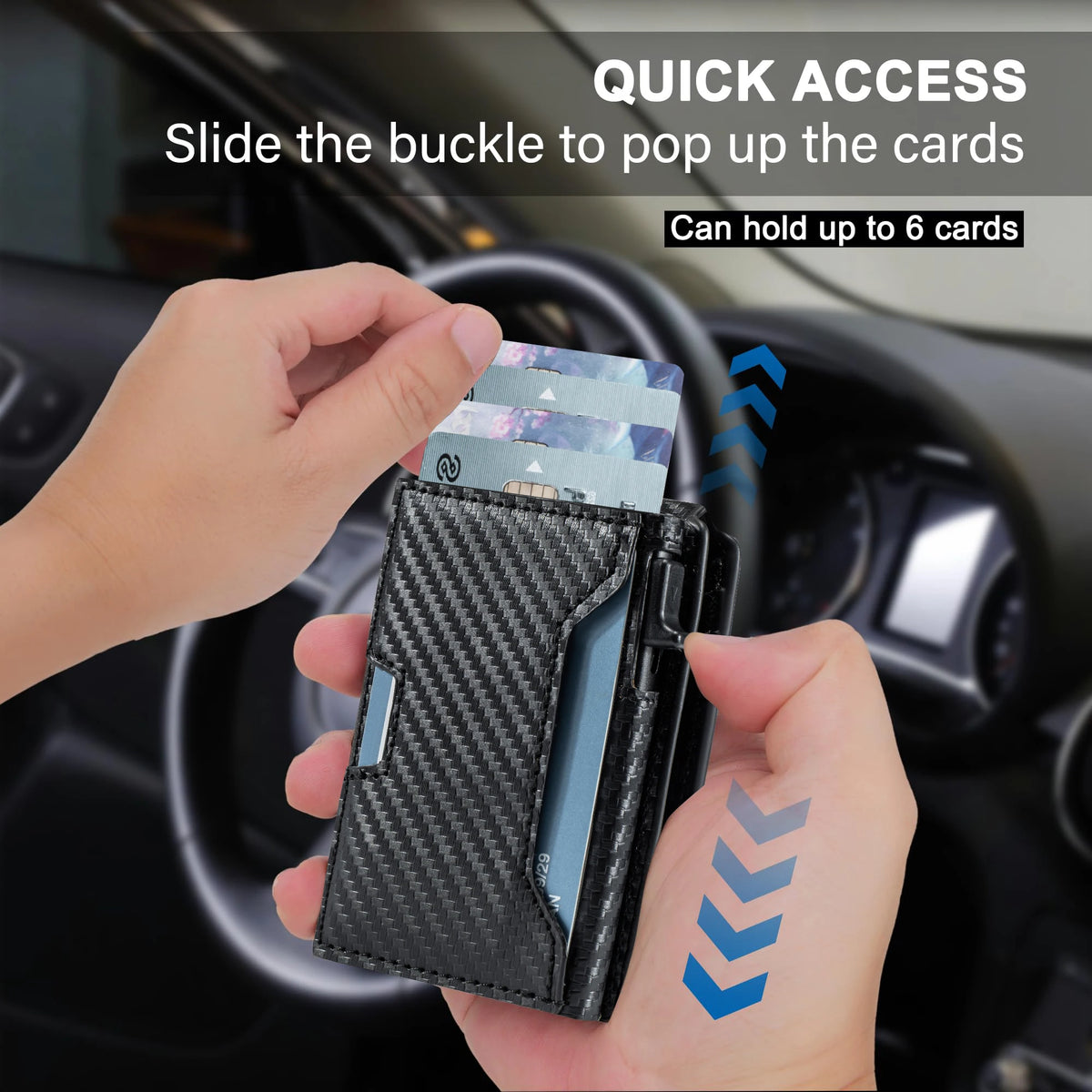 Portefeuille Pop-Up pour homme - Sécurité RFID et accès rapide — photo 5