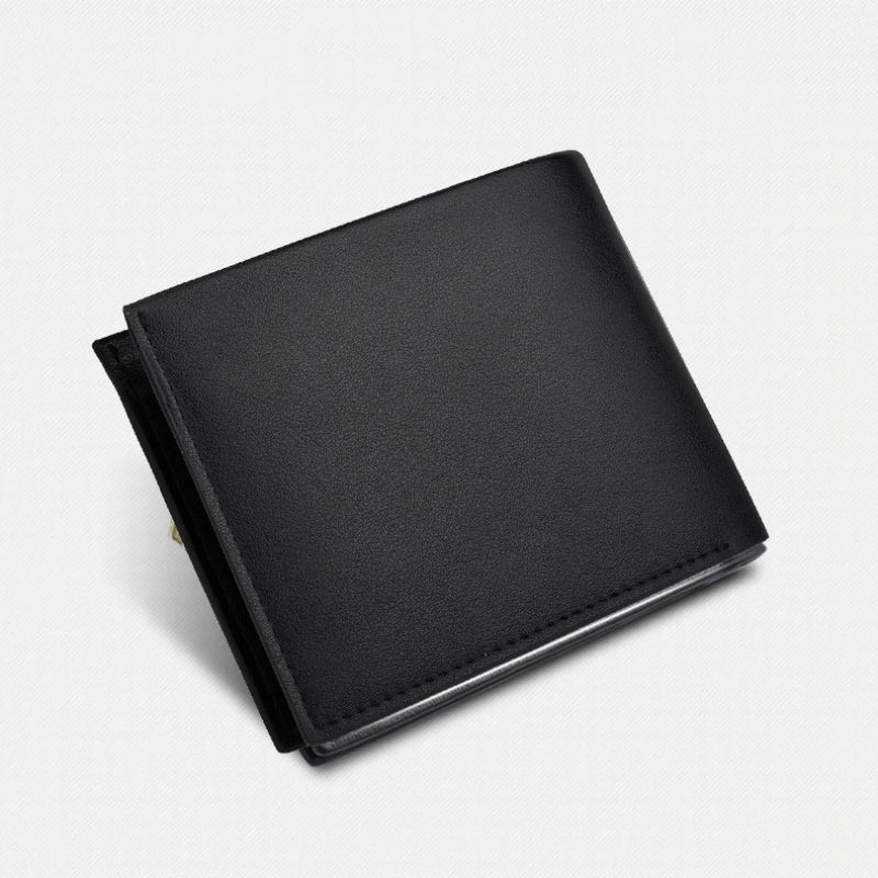 Portefeuille en PU pour Homme et Femme – Design Horizontal avec Fenêtre ID et Plusieurs Compartiments — photo 4