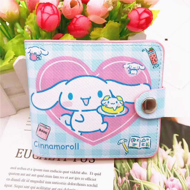 Portefeuille Sanrio Kuromi en cuir PU avec porte-photo et fermeture hasp — photo 10