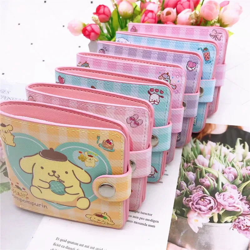 Portefeuille Sanrio Kuromi en cuir PU avec porte-photo et fermeture hasp — photo 6 Image