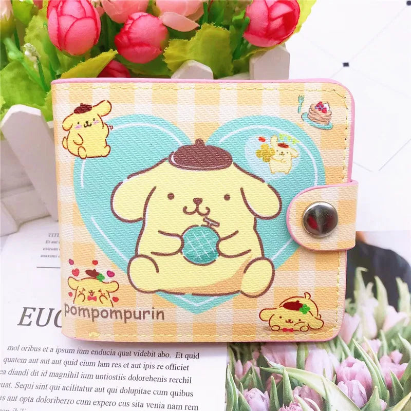 Portefeuille Sanrio Kuromi en cuir PU avec porte-photo et fermeture hasp — photo 7
