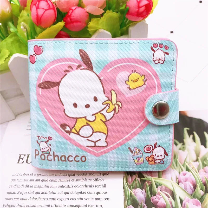 Portefeuille Sanrio Kuromi en cuir PU avec porte-photo et fermeture hasp — photo 9