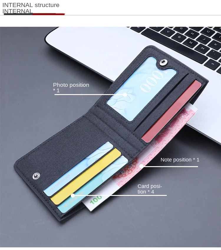 Portefeuille ultra-fin style Supernatural - Compact et poids plume — photo 7