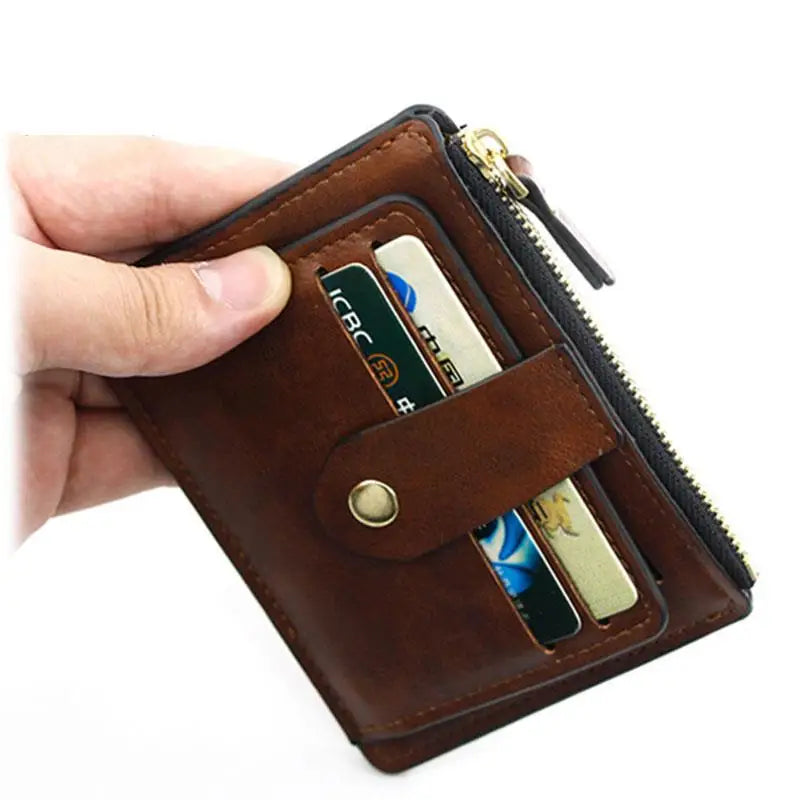 Portefeuille ultra-plat en simili cuir pour homme et femme — photo 2