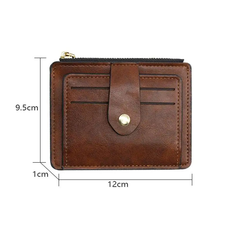 Portefeuille ultra-plat en simili cuir pour homme et femme — photo 4