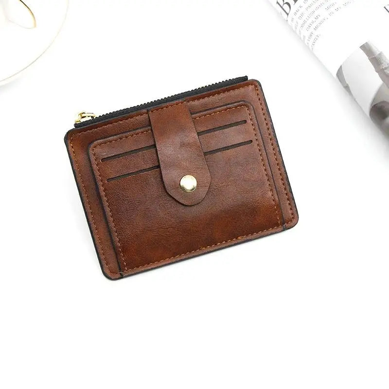 Portefeuille ultra-plat en simili cuir pour homme et femme — photo 7