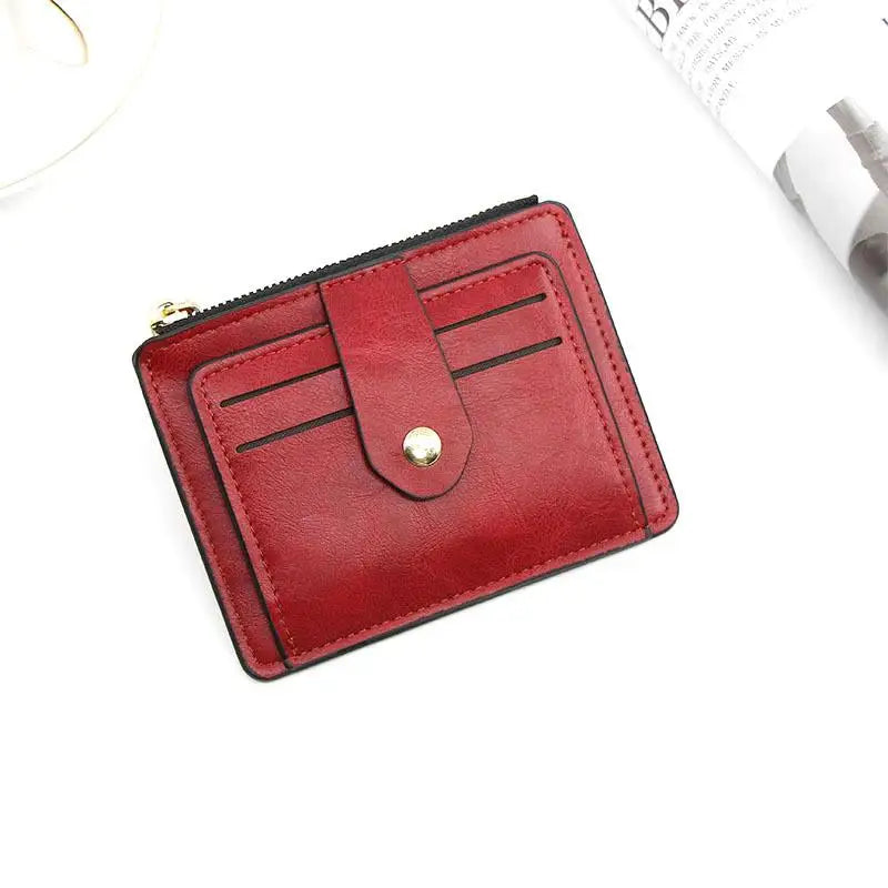 Portefeuille ultra-plat en simili cuir pour homme et femme — photo 9