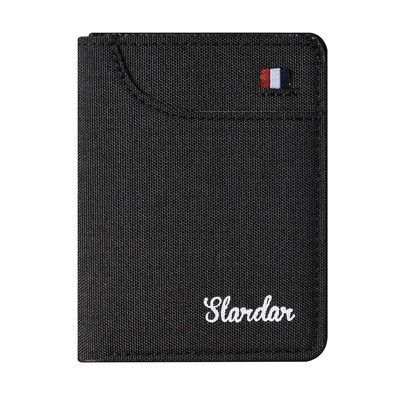 Portefeuille vertical en toile style japonais - Ultra-slim et tendance denim — photo 5