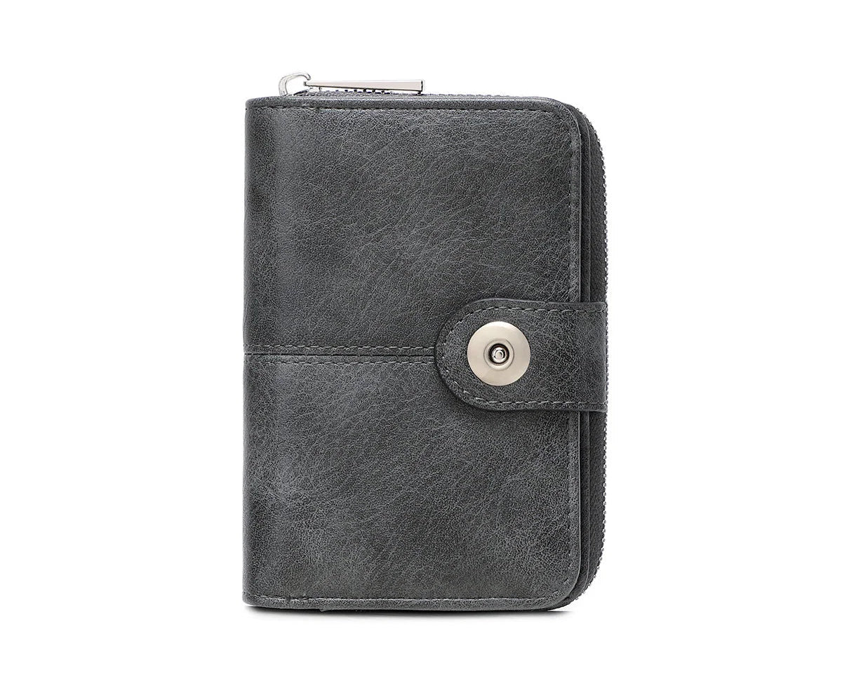 Portefeuille vintage pour femme en cuir PU avec protection RFID — photo 10