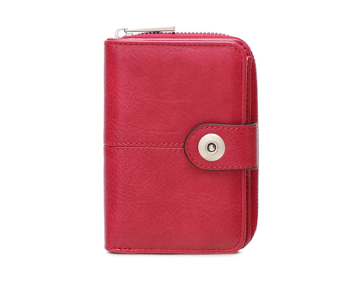 Portefeuille vintage pour femme en cuir PU avec protection RFID — photo 7 Image