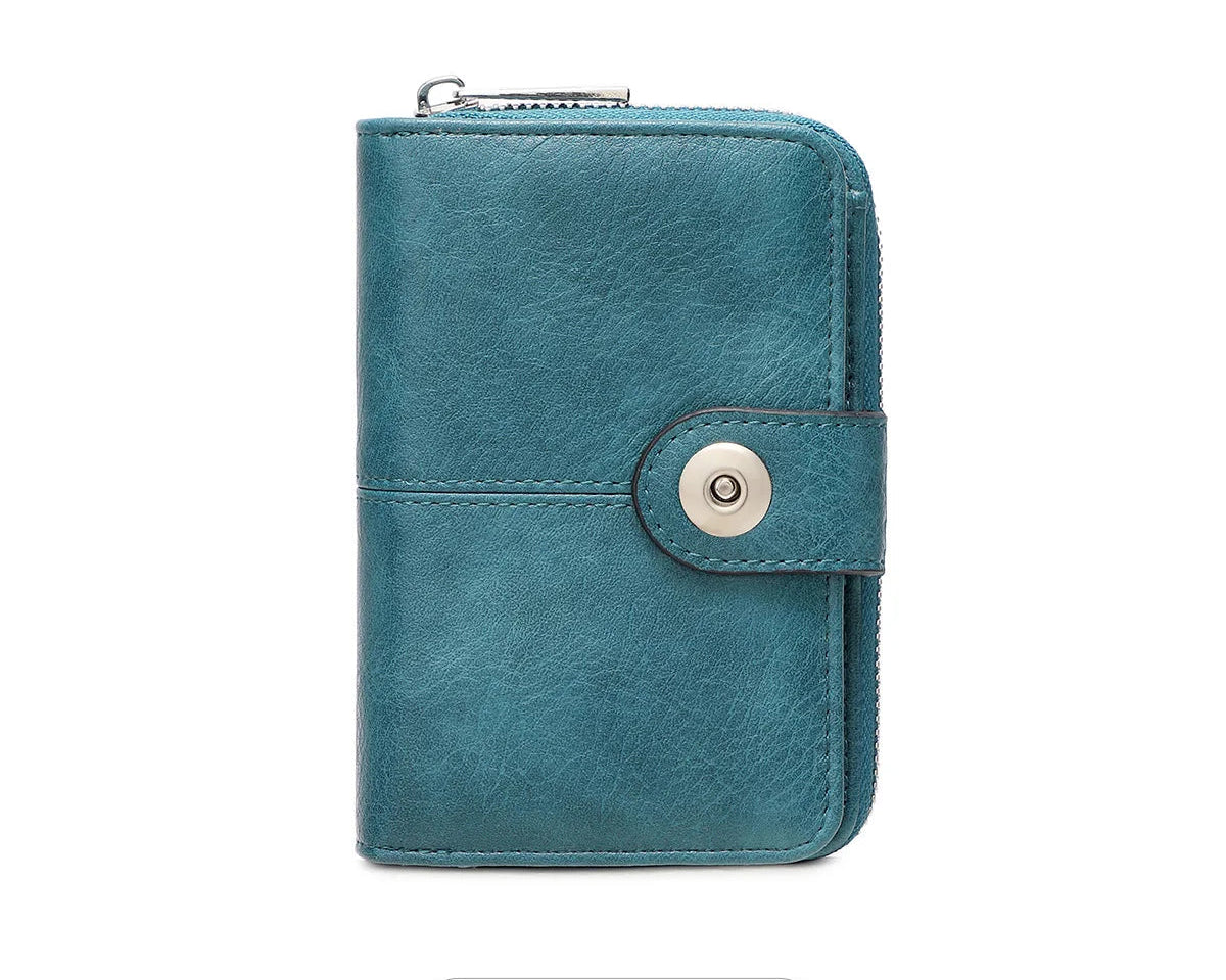 Portefeuille vintage pour femme en cuir PU avec protection RFID — photo 8 Image