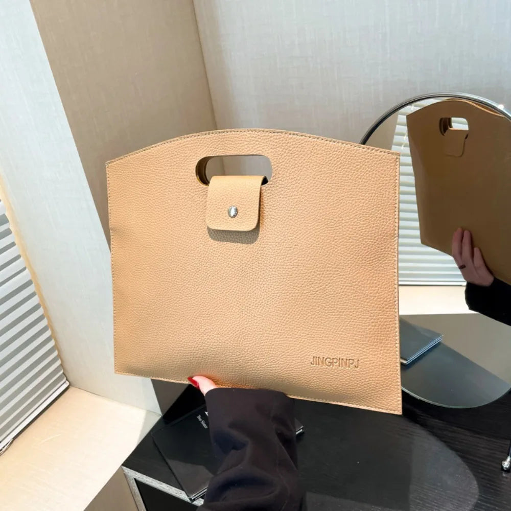 Sac cabas porte-documents en similicuir avec housse ordinateur et grande capacité — photo 8