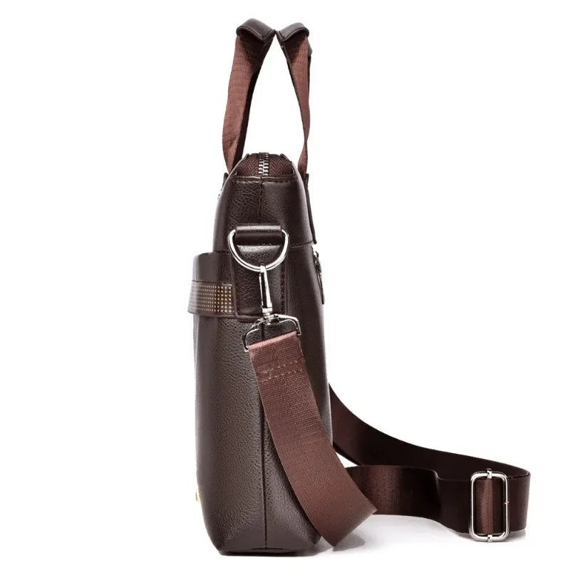 Sacoche business en cuir pu pour homme porte-documents a4 et ordinateur portable — photo 2 Image