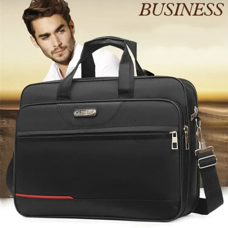 Sacoche business grande capacité en tissu oxford pour ordinateur et voyage d'affaires — photo 8