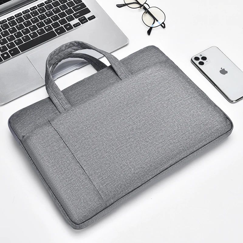 Sacoche ordinateur portable 15,6 pouces en tissu Oxford avec compartiment documents — photo 1